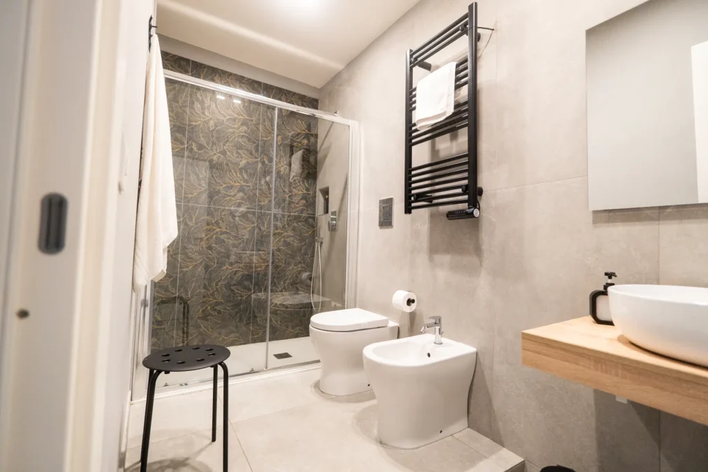Bagno privato della camera Zaffiro