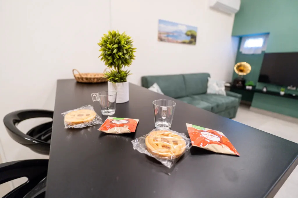 Tavolo da pranzo della camera Smeraldo