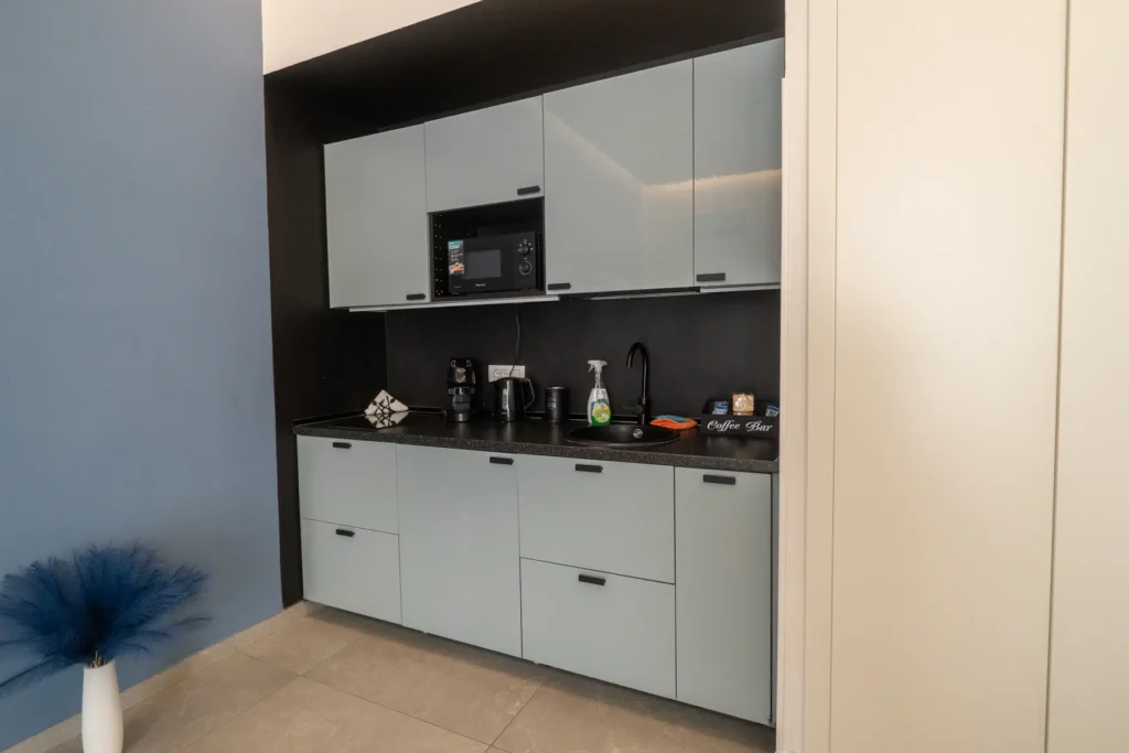 Cucina attrezzata della camera Zaffiro